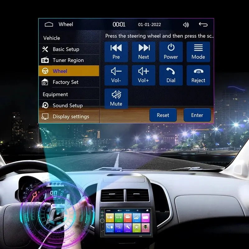CINETECH 7inch Multimedia CarPlay Screen