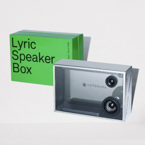 CINETECH Transparent Lyric Display Speaker